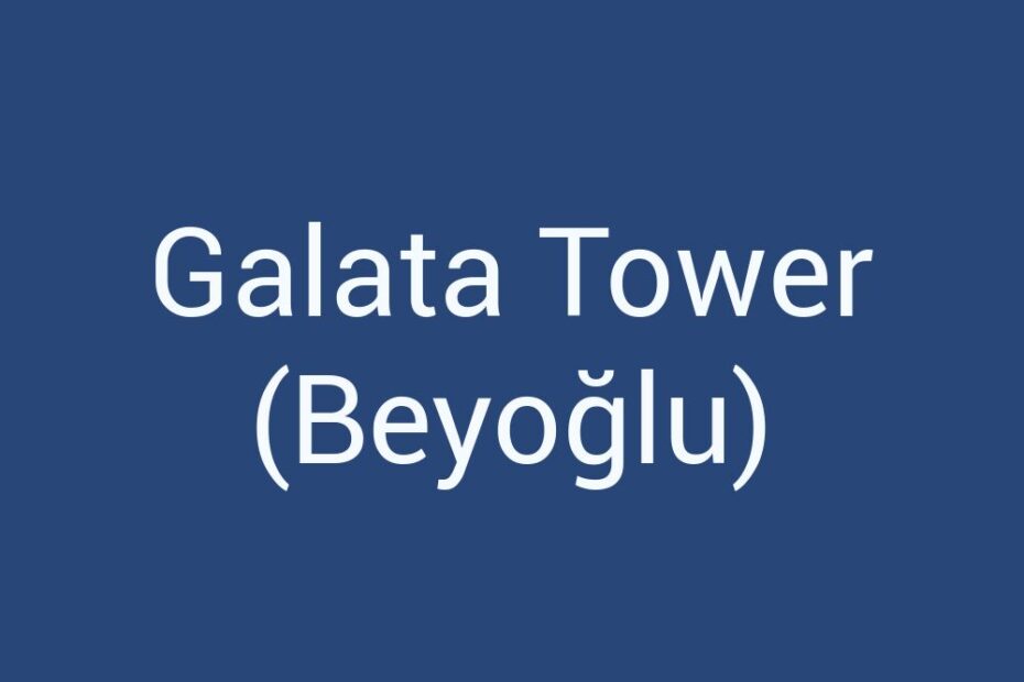 galata-tower-beyoglu