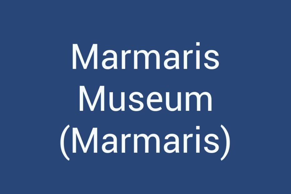marmaris-museum-marmaris