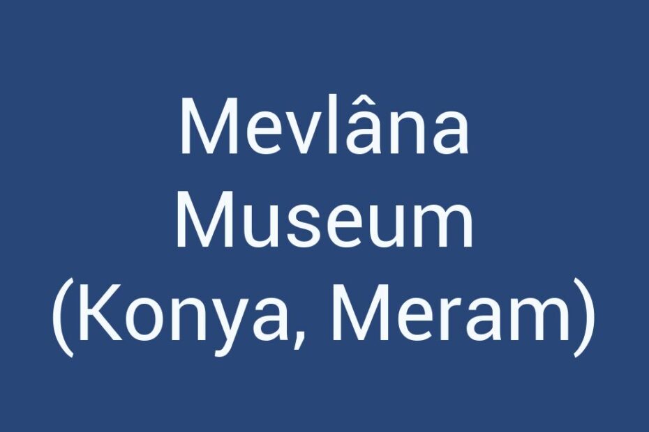 mevlana-museum-konya-meram