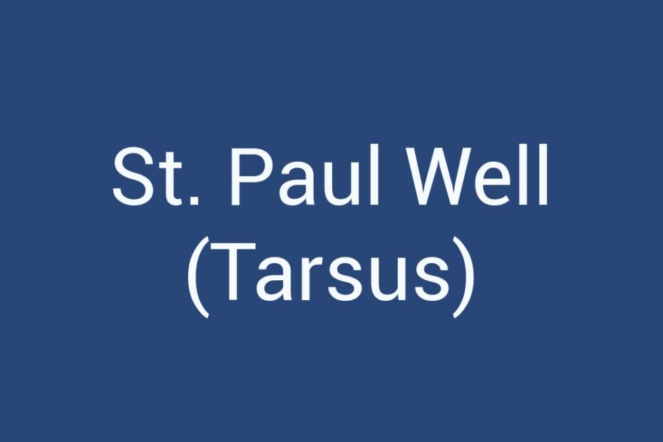 st-paul-well-tarsus