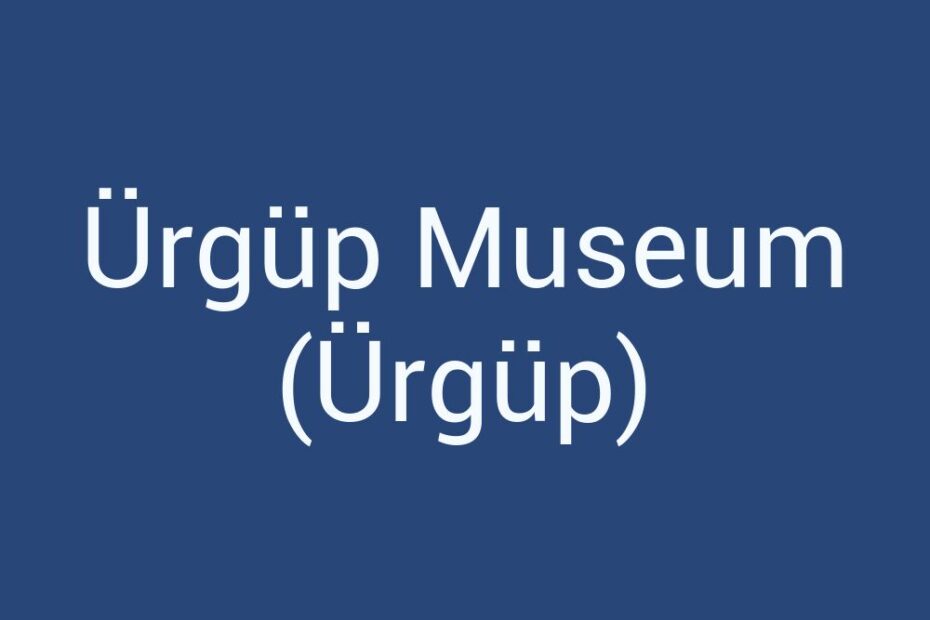 urgup-museum-urgup