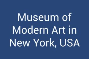 Museum of Modern Art in New York, USA